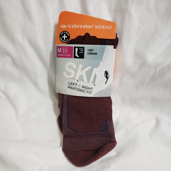 Icebreaker Accessories Nwt Icebreaker Womens Ski Snow Socks Merino Over The Calf Anatomic